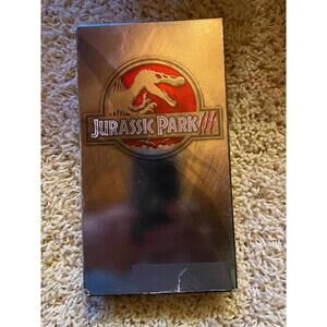 Jurassic Park III 3 VHS Silver Mirror Sleeve 2001